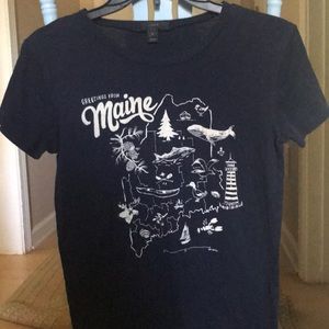 J. Crew Maine graphic tee